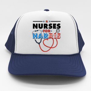 Nurses For Harris Vote Kamala Harris 2024 Election Trucker Hat