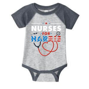 Nurses For Harris Vote Kamala Harris 2024 Election Infant Baby Jersey Bodysuit