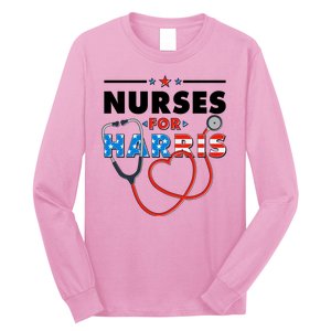 Nurses For Harris Vote Kamala Harris 2024 Election Long Sleeve Shirt