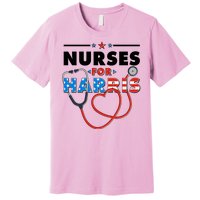 Nurses For Harris Vote Kamala Harris 2024 Election Premium T-Shirt