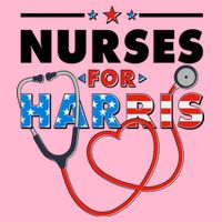 Nurses For Harris Vote Kamala Harris 2024 Election Toddler T-Shirt