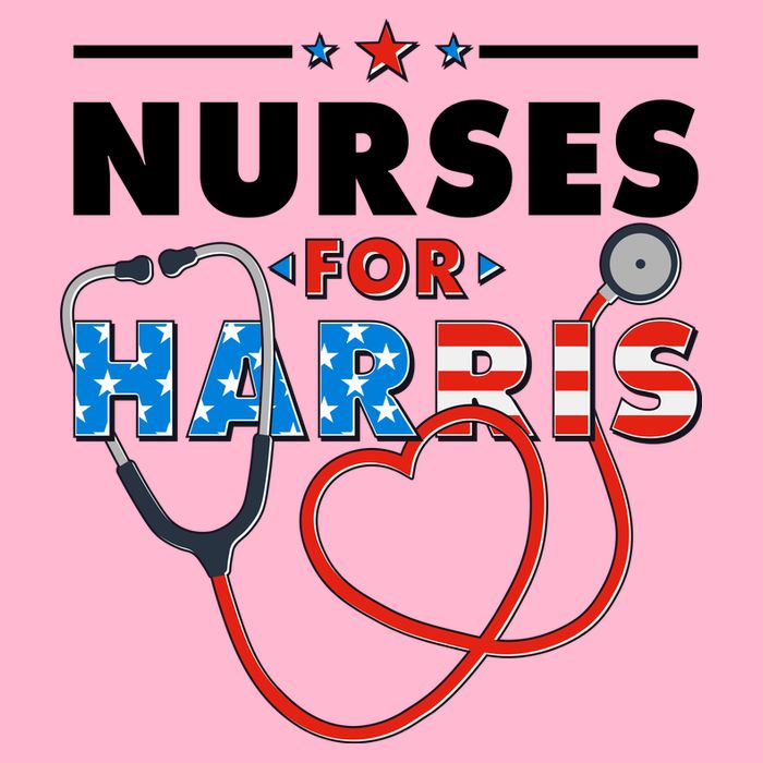 Nurses For Harris Vote Kamala Harris 2024 Election Toddler T-Shirt