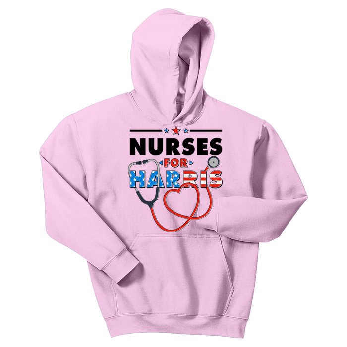 Nurses For Harris Vote Kamala Harris 2024 Election Kids Hoodie