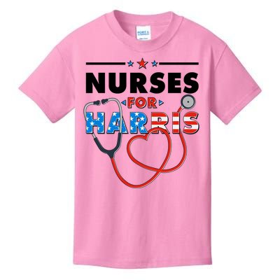 Nurses For Harris Vote Kamala Harris 2024 Election Kids T-Shirt