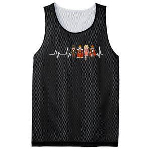 Nutcracker Figures Heartbeat Ballerina Ballet Mesh Reversible Basketball Jersey Tank