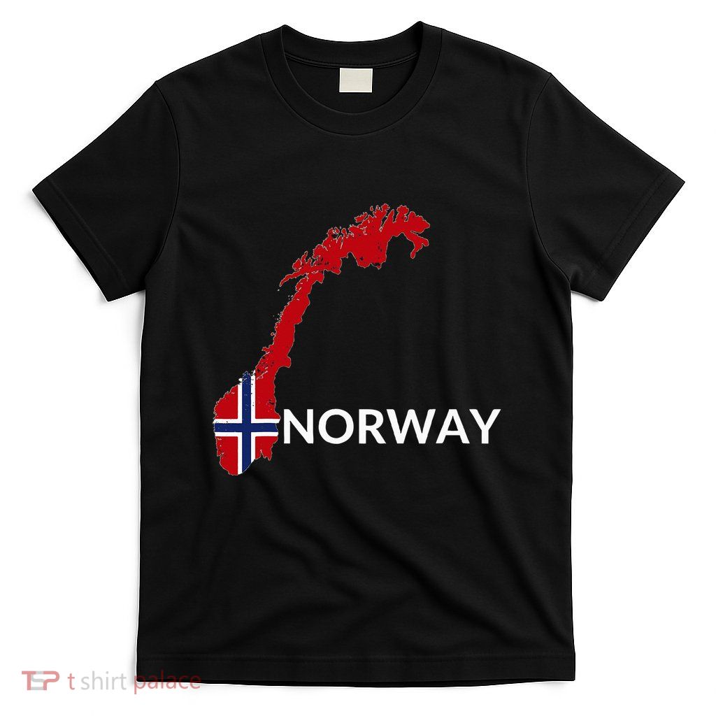 Norway Flag Hiking Holiday Norway Norwegian Flag T-Shirt