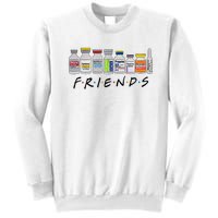 Nurse Friends Icu Propofol Crna Icu Critical Care Nurse Sweatshirt