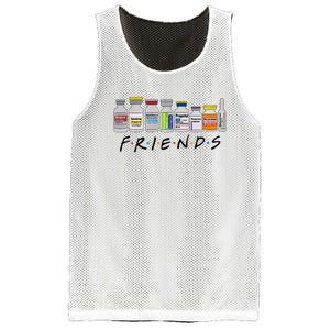 Nurse Friends Icu Propofol Crna Icu Critical Care Nurse Mesh Reversible Basketball Jersey Tank