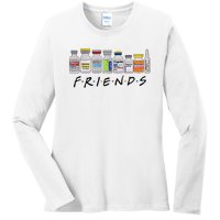 Nurse Friends Icu Propofol Crna Icu Critical Care Nurse Ladies Long Sleeve Shirt