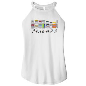 Nurse Friends Icu Propofol Crna Icu Critical Care Nurse Women's Perfect Tri Rocker Tank