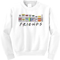 Nurse Friends Icu Propofol Crna Icu Critical Care Nurse Kids Sweatshirt