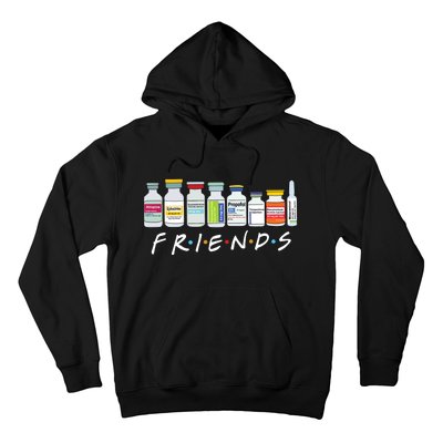 Nurse Friends Icu Propofol Crna Medical Critical Care Hoodie