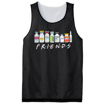 Nurse Friends Icu Propofol Crna Medical Critical Care Mesh Reversible Basketball Jersey Tank