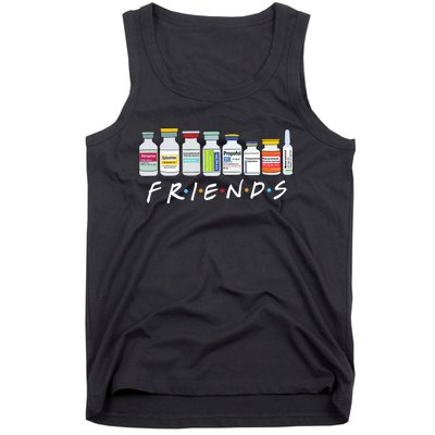 Nurse Friends Icu Propofol Crna Medical Critical Care Tank Top