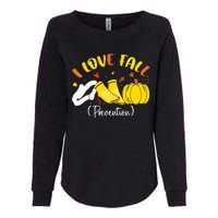 Nurse Fall I Love Fall Prevention Fall Physical Therapy Womens California Wash Sweatshirt