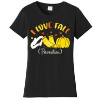 Nurse Fall I Love Fall Prevention Fall Physical Therapy Women's T-Shirt