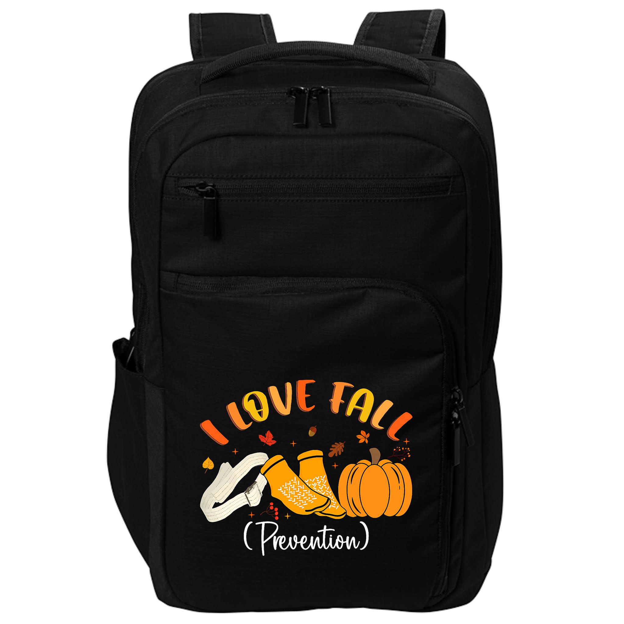 Nurse Fall I Love Fall Prevention Fall Physical Therapy Impact Tech Backpack
