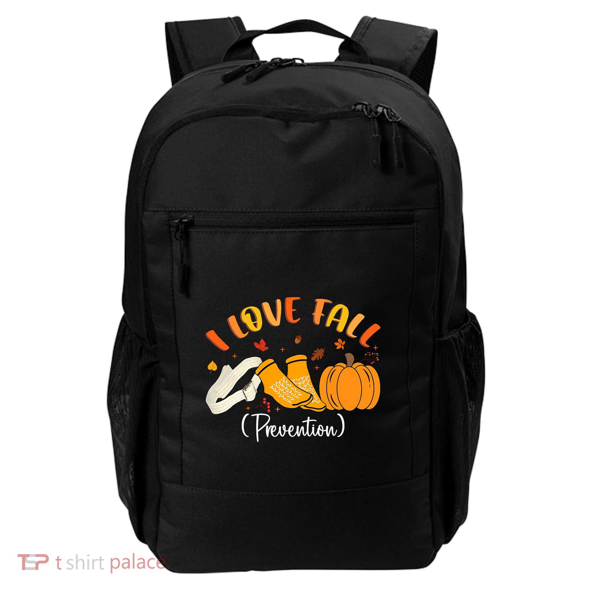 Nurse Fall I Love Fall Prevention Fall Physical Therapy Backpack