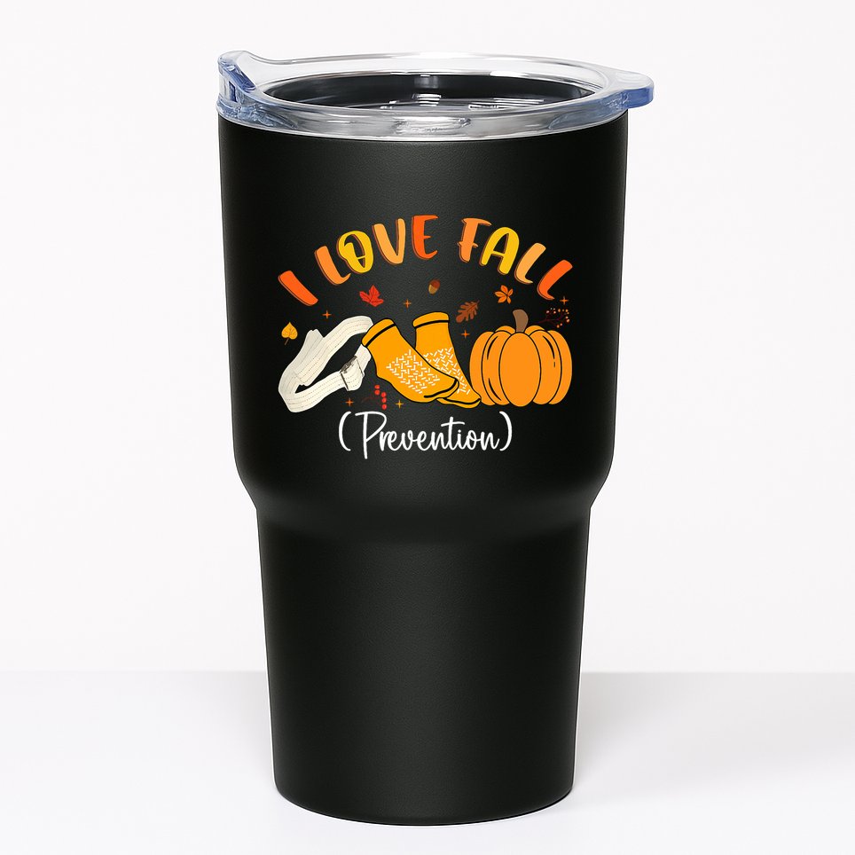 Nurse Fall I Love Fall Prevention Fall Physical Therapy Tumbler