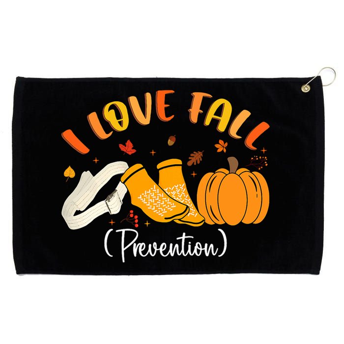 Nurse Fall I Love Fall Prevention Fall Physical Therapy Grommeted Golf Towel