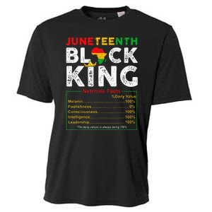 Nutritional Facts Juneteenth 1865 Black King Black Queen Cooling Performance Crew T-Shirt