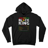 Nutritional Facts Juneteenth 1865 Black King Black Queen Hoodie