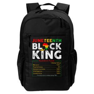 Nutritional Facts Juneteenth 1865 Black King Black Queen Daily Commute Backpack