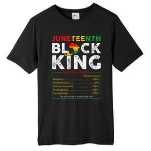 Nutritional Facts Juneteenth 1865 Black King Black Queen Tall Fusion ChromaSoft Performance T-Shirt