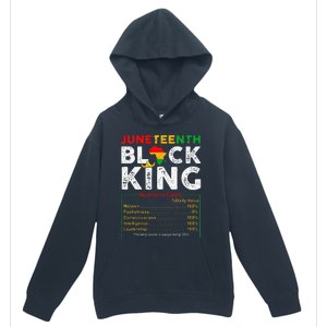 Nutritional Facts Juneteenth 1865 Black King Black Queen Urban Pullover Hoodie