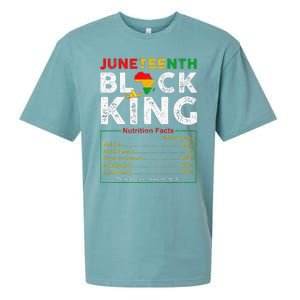 Nutritional Facts Juneteenth 1865 Black King Black Queen Sueded Cloud Jersey T-Shirt