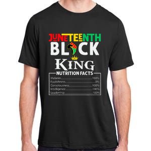 Nutritional Facts Juneteenth 1865 Black King Black Queen Adult ChromaSoft Performance T-Shirt