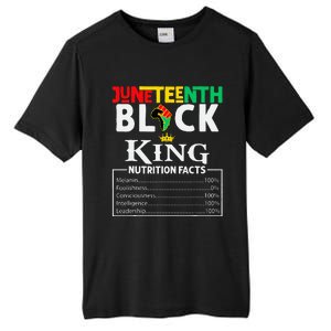 Nutritional Facts Juneteenth 1865 Black King Black Queen Tall Fusion ChromaSoft Performance T-Shirt