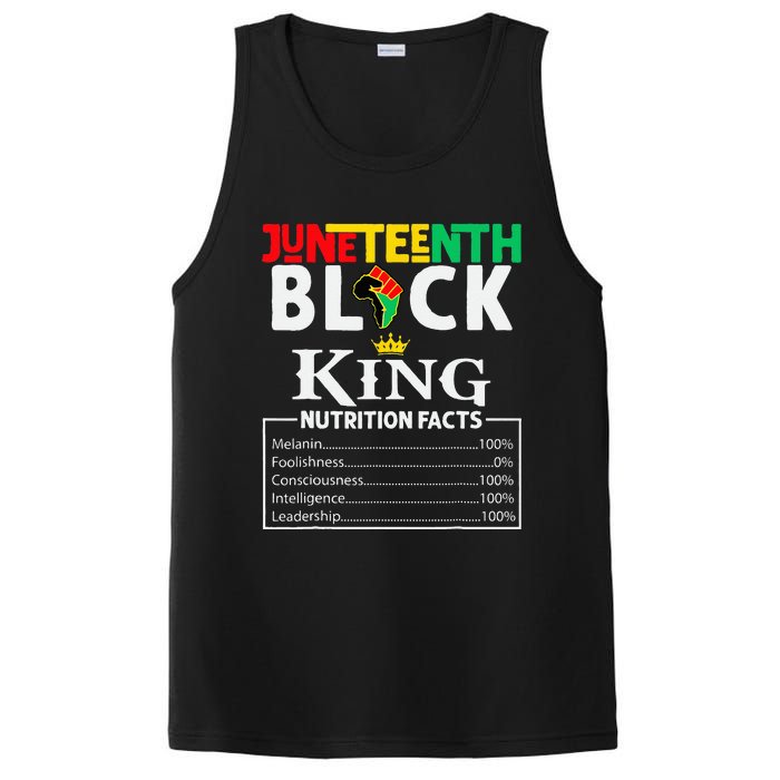 Nutritional Facts Juneteenth 1865 Black King Black Queen PosiCharge Competitor Tank