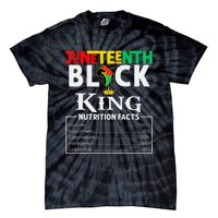 Nutritional Facts Juneteenth 1865 Black King Black Queen Tie-Dye T-Shirt