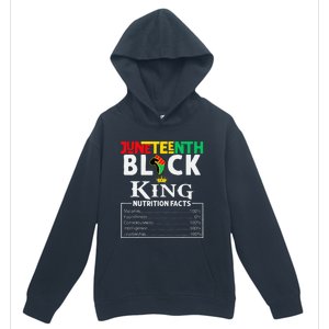 Nutritional Facts Juneteenth 1865 Black King Black Queen Urban Pullover Hoodie