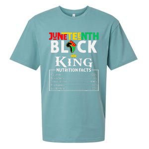 Nutritional Facts Juneteenth 1865 Black King Black Queen Sueded Cloud Jersey T-Shirt