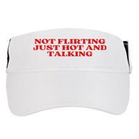 Not Flirting Just Hot And Talking Y2k Aesthetic Adult Drive Performance Visor