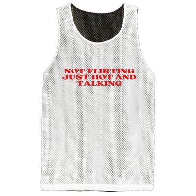 Not Flirting Just Hot And Talking Y2k Aesthetic Mesh Reversible Basketball Jersey Tank