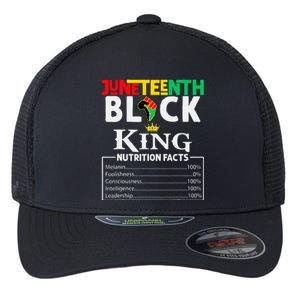 Nutritional Facts Juneteenth 1865 Black King Black Queen Flexfit Unipanel Trucker Cap