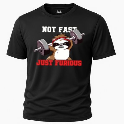 Not Fast Just Furious Weightlifting Sloth Funny Fitness Performance Shirt