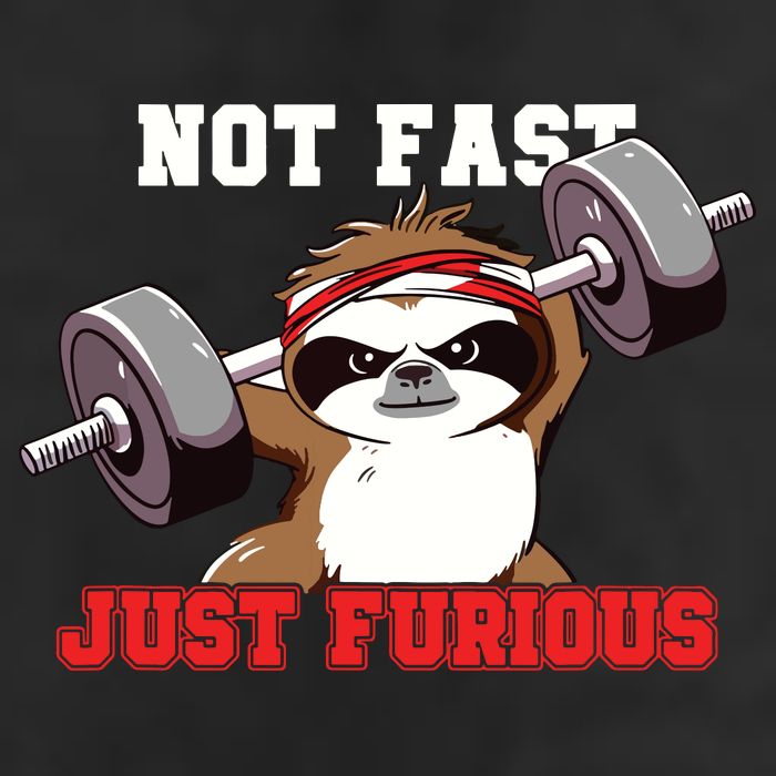 Not Fast Just Furious Weightlifting Sloth Funny Fitness 11oz C Handle Ceramic Mug