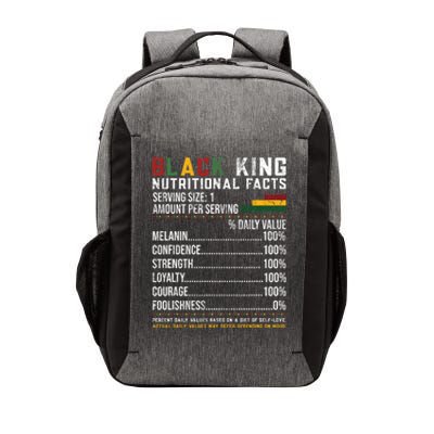 Nutritional Facts Juneteenth 1865 Black King Black Queen Vector Backpack