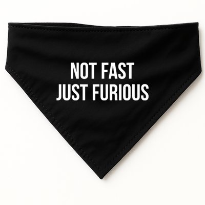 Not Fast Just Furious USA-Made Doggie Bandana