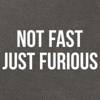 Not Fast Just Furious Cotton Canvas Backpack