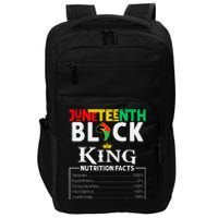 Nutritional Facts Juneteenth 1865 Black King Black Queen Impact Tech Backpack