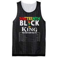 Nutritional Facts Juneteenth 1865 Black King Black Queen Mesh Reversible Basketball Jersey Tank