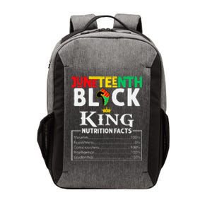 Nutritional Facts Juneteenth 1865 Black King Black Queen Vector Backpack