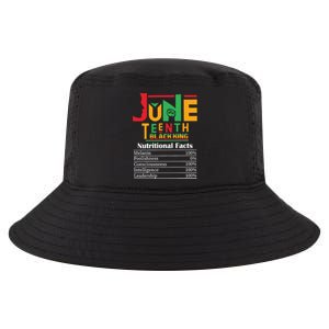 Nutritional Facts Juneteenth 1865 Black King Cool Comfort Performance Bucket Hat