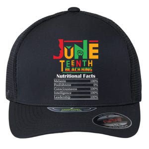 Nutritional Facts Juneteenth 1865 Black King Flexfit Unipanel Trucker Cap