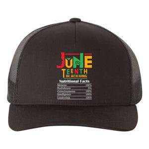 Nutritional Facts Juneteenth 1865 Black King Yupoong Adult 5-Panel Trucker Hat